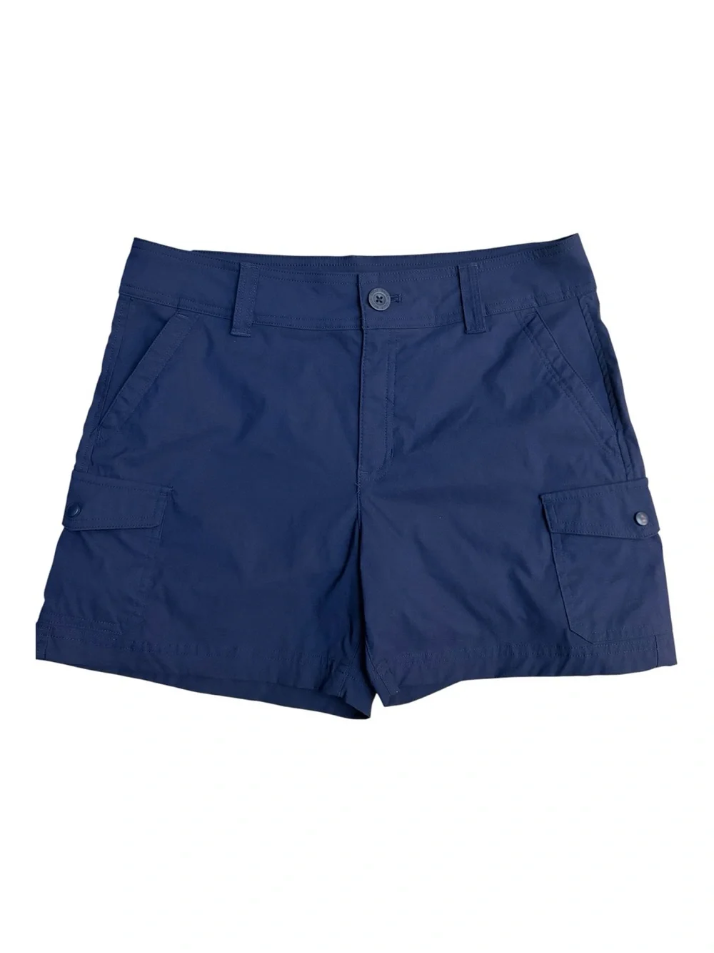 Eddie Bauer Navy Blue Cargo Hiking Shorts Size 6